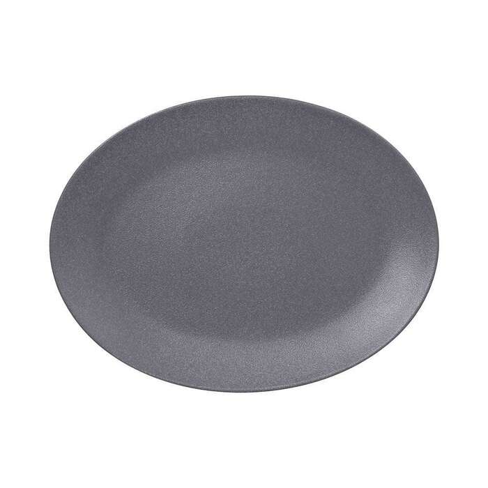 Тарелка овальная Rak Neofusion 36 см серая NFNNOP36GY