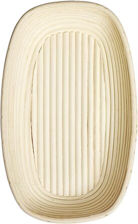 Кошик для вистоювання Westmark, для тіста для хліба 1500-2000 г, овальний, довжина приблизно 40 см, ротангова тростина, світло-бежева, 32022270 (набір з 2 шт. , довжина 34 см)