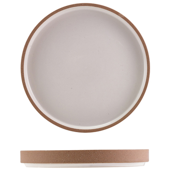 Тарелка презентационная 18*2.3 см с низким вертикальным бортом, Kava Stoneware Raw Wall, GenWare