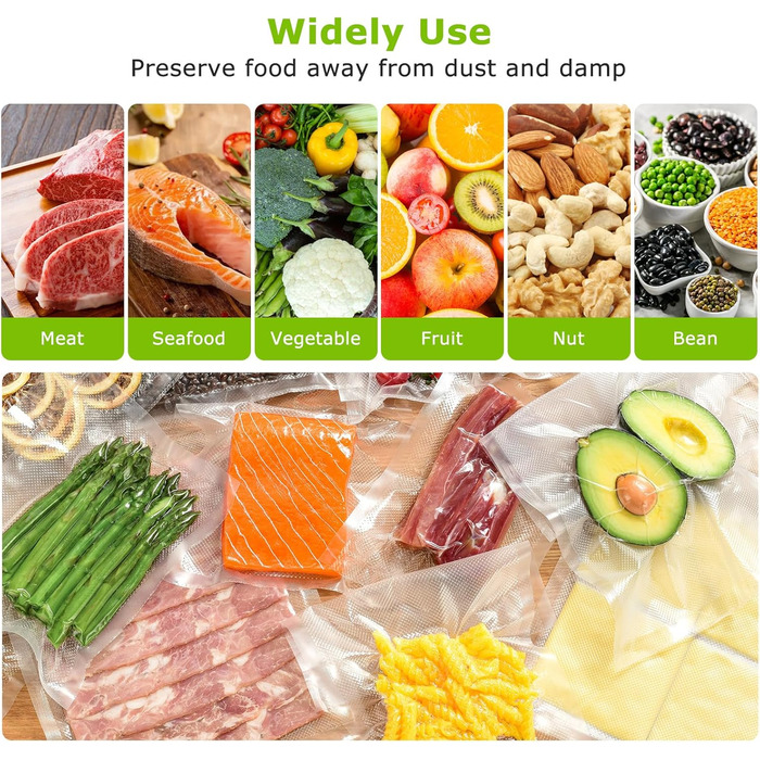 Вакуумні пакети 50 пакетів 15 x 23 см Bonsenkitchen