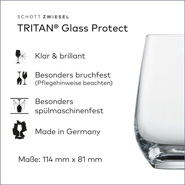 Склянка для води/соку 385 мл, набір 6 предметів, Vina Schott Zwiesel