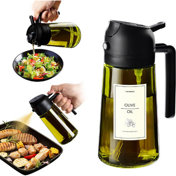 Дозатор для олії 470 мл чорний TrendPlain