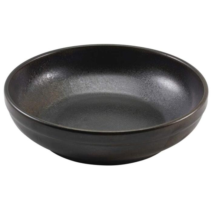 Миска глибока кругла 27.5хh 6.5 см, Terra Porcelain Black, GenWare