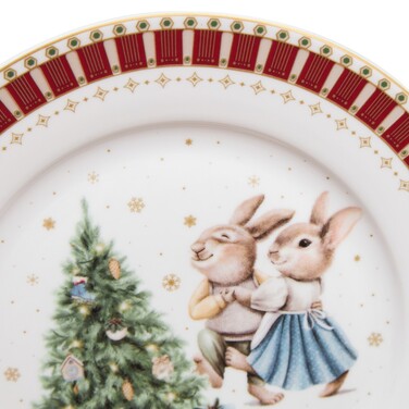 Тарілка Fissman 20 см MIRACLE порцеляна (13754)