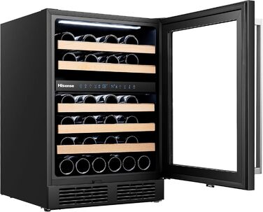 Винний холодильник до 46 пляшок Hisense