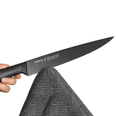Гастрономічний ніж Fissman SHINAI graphite 20 см (2479)