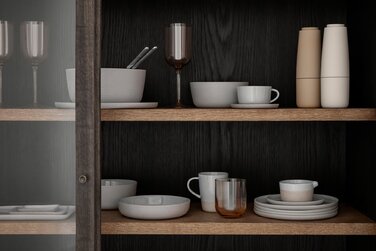 Тарілка глибока 18,5 см сіра Sablo Blomus