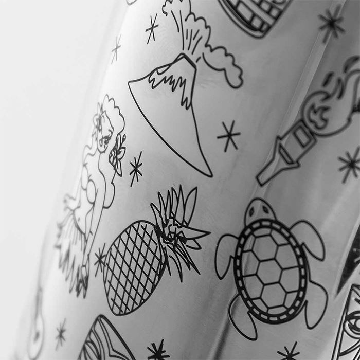 Набор бармена, 5 предметов, нержавеющая сталь, Tiki, Urbanbar (Урбанбар)