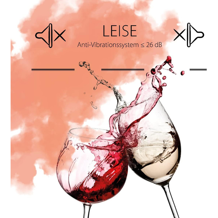 Винний холодильник до 6 пляшок чорний Profi Cook