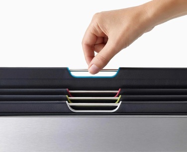 Набор разделочных досок, 4 предмета в корпусе, нержавеющая сталь Folio Steel Joseph Joseph