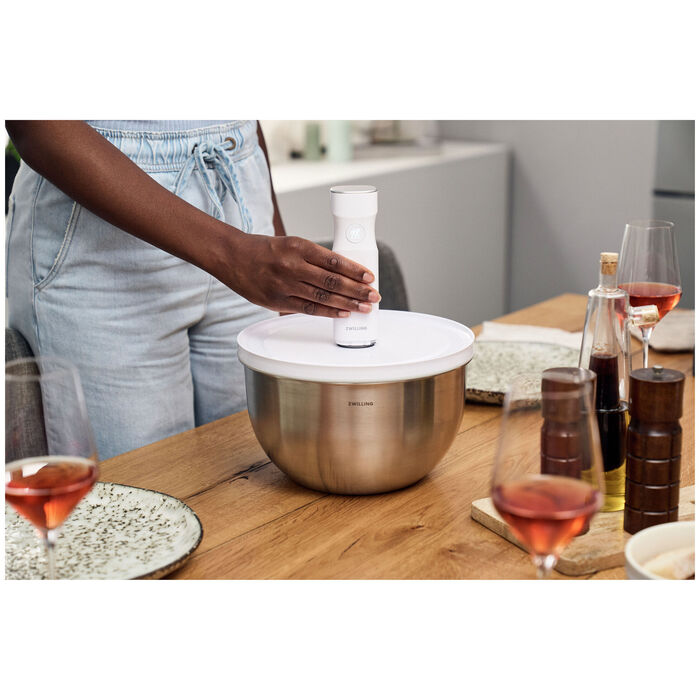 Миска з вакуумною кришкою 24 см, нержавіюча сталь Fresh & Save Zwilling