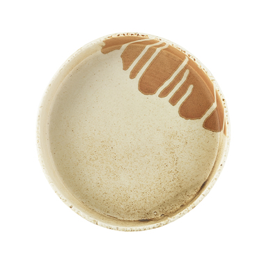 Миска плоская круглая 20.5 см, 820 мл, Terra Porcelain Roko Sand, GenWare
