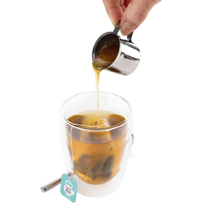 Набір глечиків для молока APS з 4 шт. , маленькі глечики для вершків для кави/молока, глечик для вершків, вміст 25 мл, одинарний з нержавіючої сталі