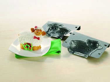 Форма для випічки у вигляді ягняти Lotti двостороння, 12 x 11 x 5,5 см, RBV Birkmann