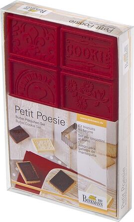 Форма для приготування глазурі, 14 х 11 х 3 см, червона, Petite Poésie RBV Birkmann