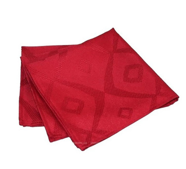 Набор салфеток Tradilinge Brunch Rouge (бордо), 100% полиэстер, 45х45 см, 3 шт.