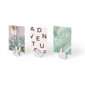 Держатели для фотографий 5х7х2 см металлик Handsup Umbra