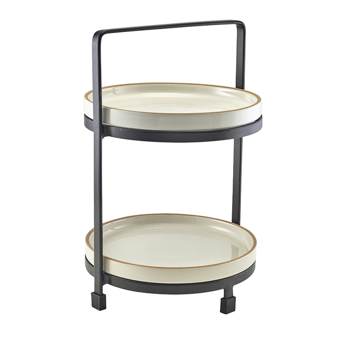 Тарілка презентаційна 20*2.5 см із низьким вертикальним бортом, Kava Stoneware, GenWare