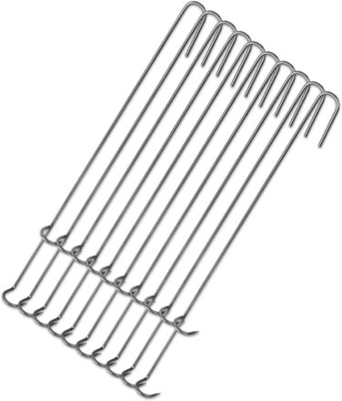 Набір гачків для коптильні 10 шт 23 см A&N