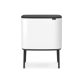 Сміттєвий бак 11 + 23 л білий Bo Touch Bin Brabantia