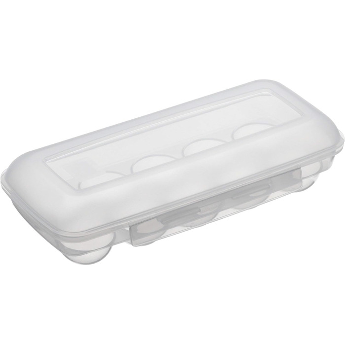 Набір контейнерів для зберігання продуктів EMSA Clip & Close, прямокутні, 5 x 0,8 л, коробки для зберігання, 100 герметичні, придатні для миття в посудомийній машині, морозильної камери та мікрохвильової печі, прозорі, сині, зроблені в Німеччині, N10307 (