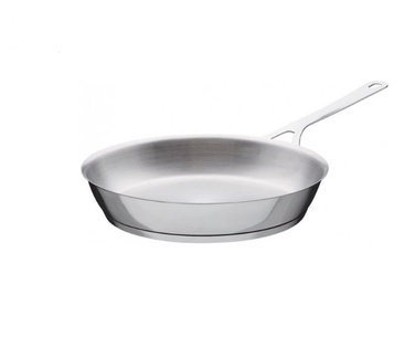 Сковорода 28 см 2,8 л металлик Pots & Pans Alessi