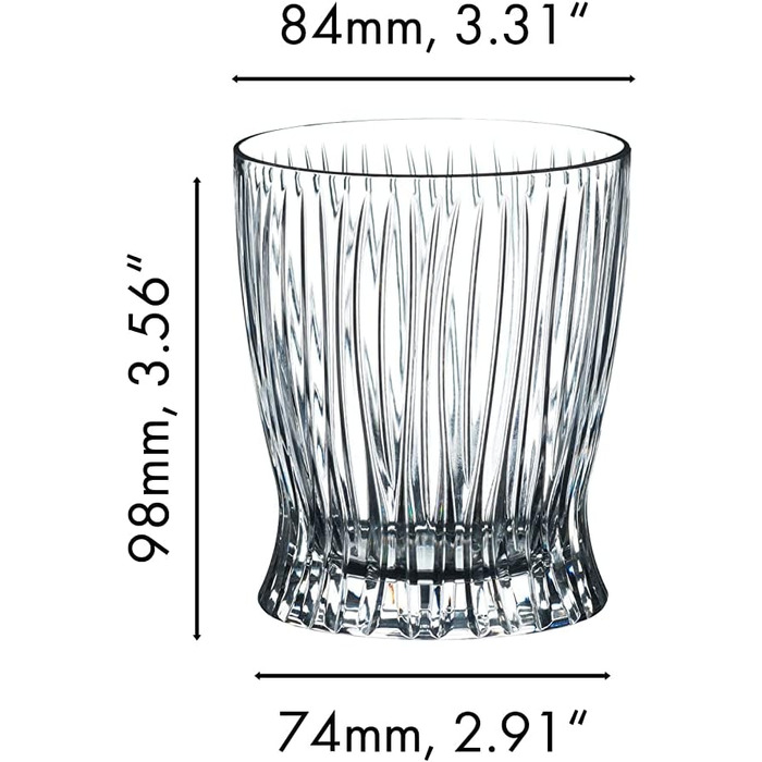 Склянка для віскі 295 мл, набір 2 предмети, Tumbler Fire Riedel