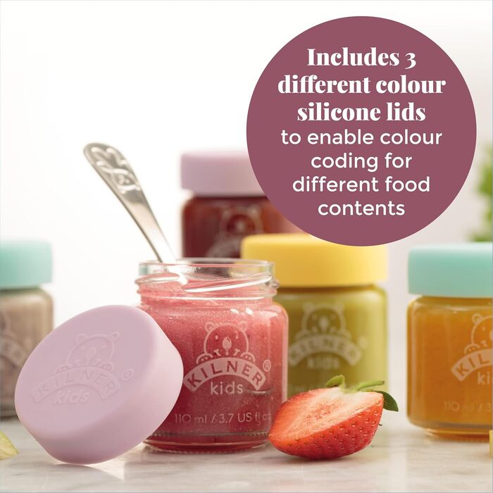 Набор баночек для детского питания 190 мл, 6 предметов Kilner