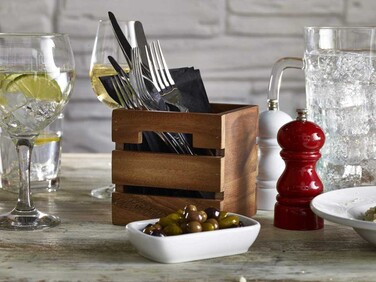 Блюдо глубокое 16х12 см, прямоугольное, GenWare