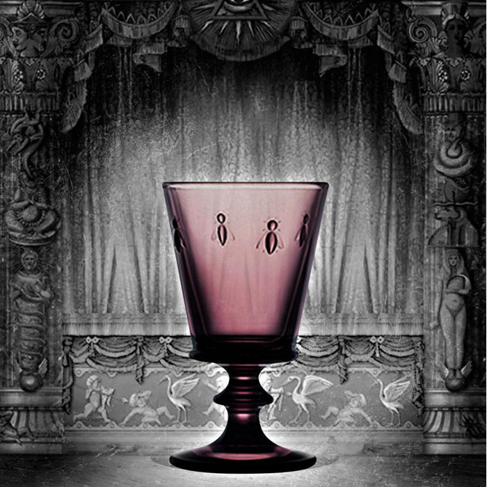 Келих для вина La Rochere Abeille aubergine, h 14 см, 240 мл