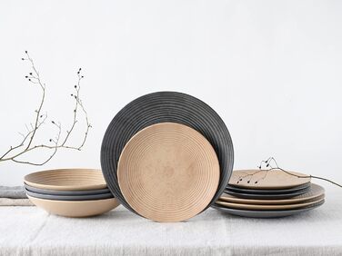 Набор тарелок на 4 персоны, 12 предметов, Catania Mix Creatable