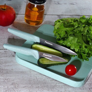 Набор ножей Fissman с разделочной доской 22x2 см3 предмета (2599)