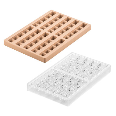 CH024 - KIT SINFONIA B Набір форм для шоколаду 120x25 h20,5 мм (10х42 мл)