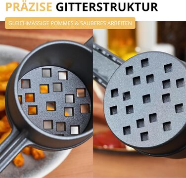 Прес для картоплі фрі, 41 см антрацит Westmark