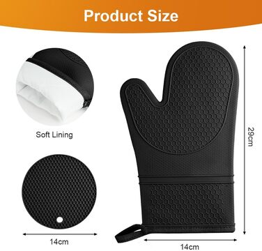 Набір рукавичок для духовки AUAUY