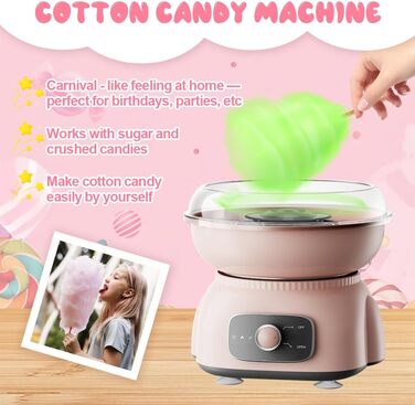 Машина для виробництва цукрової вати для дому, потужність 500 Вт ADDLIVE