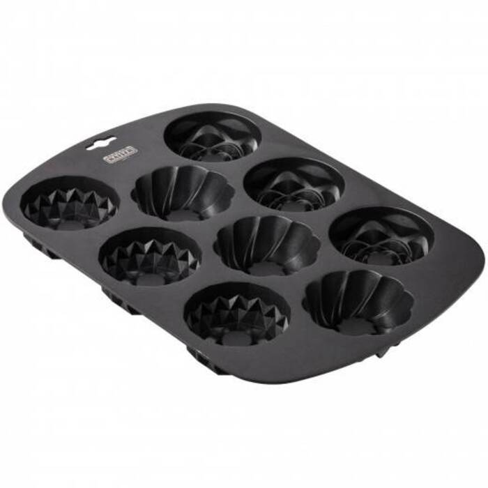 Форма для 9 кексів, 27 х 38 х 4 см, чорна Kaiser Inspiration Kaiser
