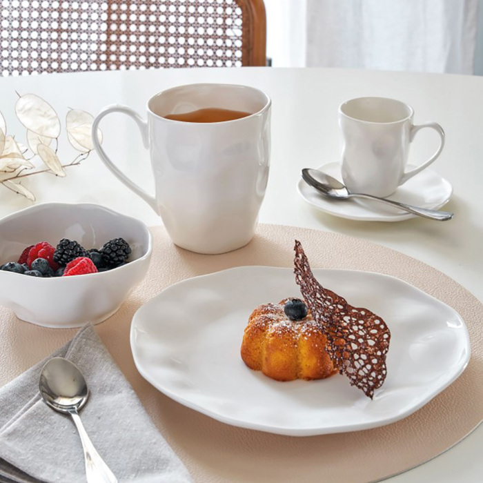 Мисочка La Porcellana Bianca LUNIA, порцеляна, діам. 12 см