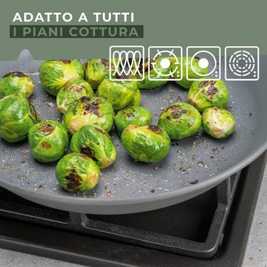 Сковорода 28 см, зеленая Ecolution Fackelmann