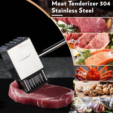 Молоток для м'яса з нержавіючої сталі 31 см Freelander