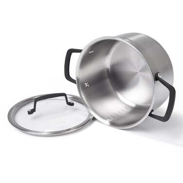 Каструля зі скляною кришкою 24 см 6 л LOREN Fissman