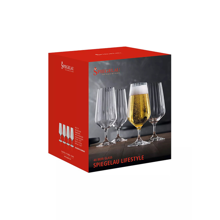 Набір келихів для пива, 4 предмети Lifestyle Spiegelau