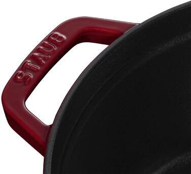 Кокот круглый 26 см, 4,7 л бордо Staub