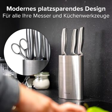 Ножовий блок підходить для всіх кухонних ножів  22,6 х 16,4 х 7 см Coninx