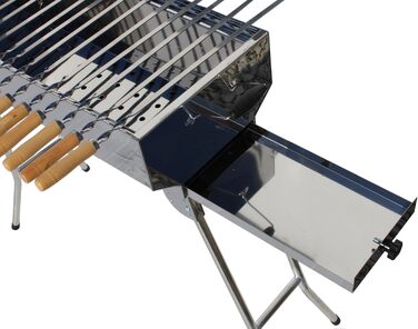 Преміальний портативний магал з ящиком для попелу, шампурами та решіткою Andreas Dell