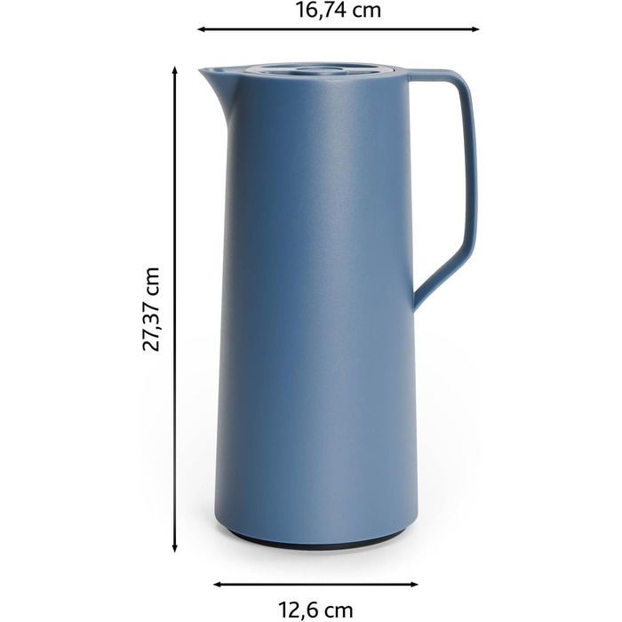 Термоглечик 1 л, синій Motiva Emsa