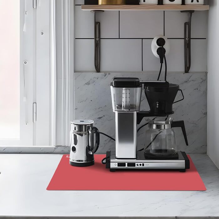 Антипригарний килимок для випічки 60 x 40 см червоний SUPER KITCHEN