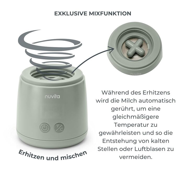 Портативний підігрівач дитячих пляшечок Nuvita