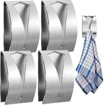 Гачки для рушників 4 шт 7,5 х 5 см smilixin