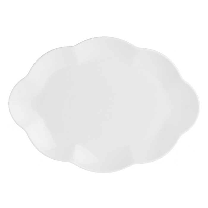 Блюдо сервировочное овальное La Porcellana Bianca VILLADEIFIORI, фарфор, 36 см